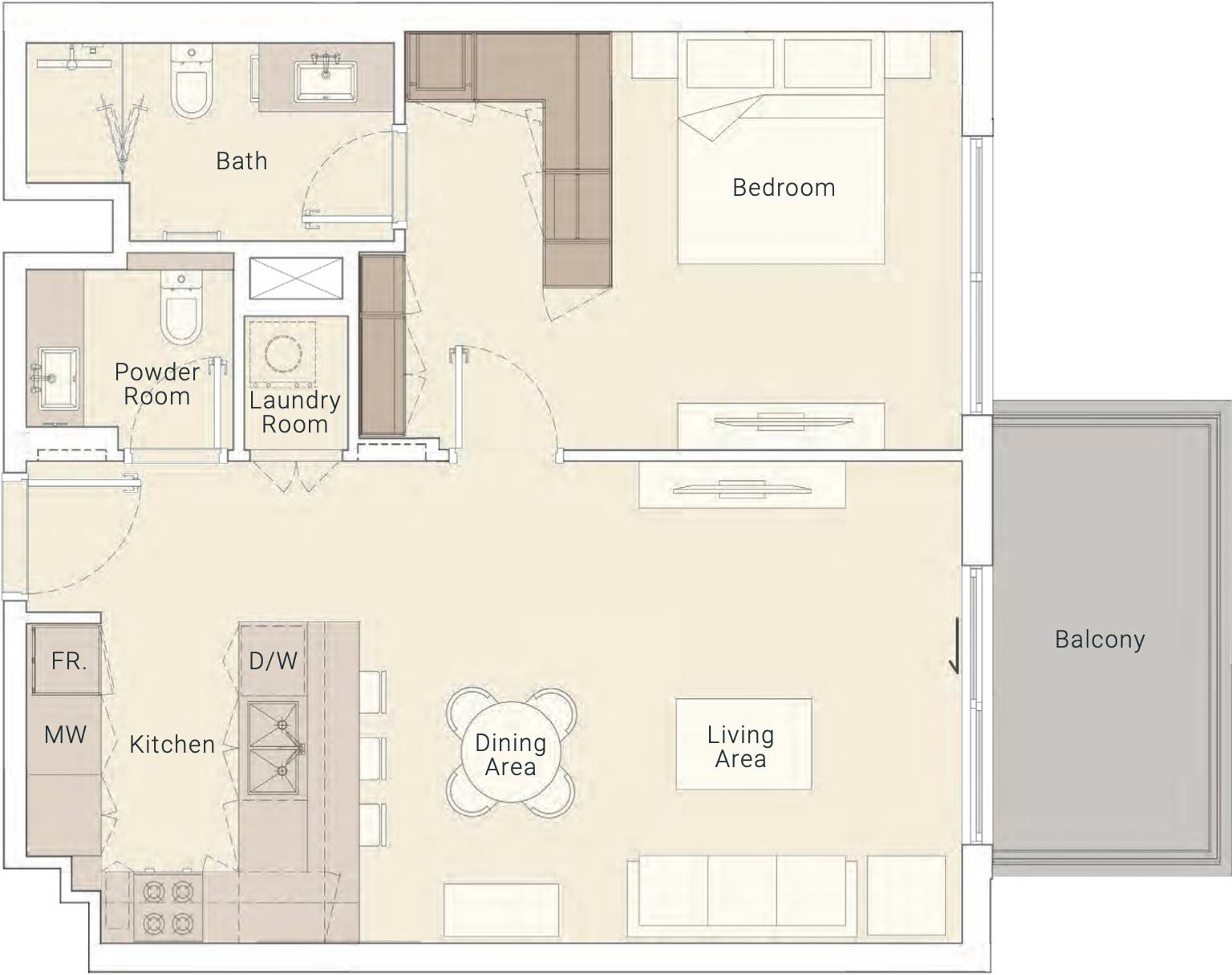 Floor Plans of Ellington Rosemont Residences