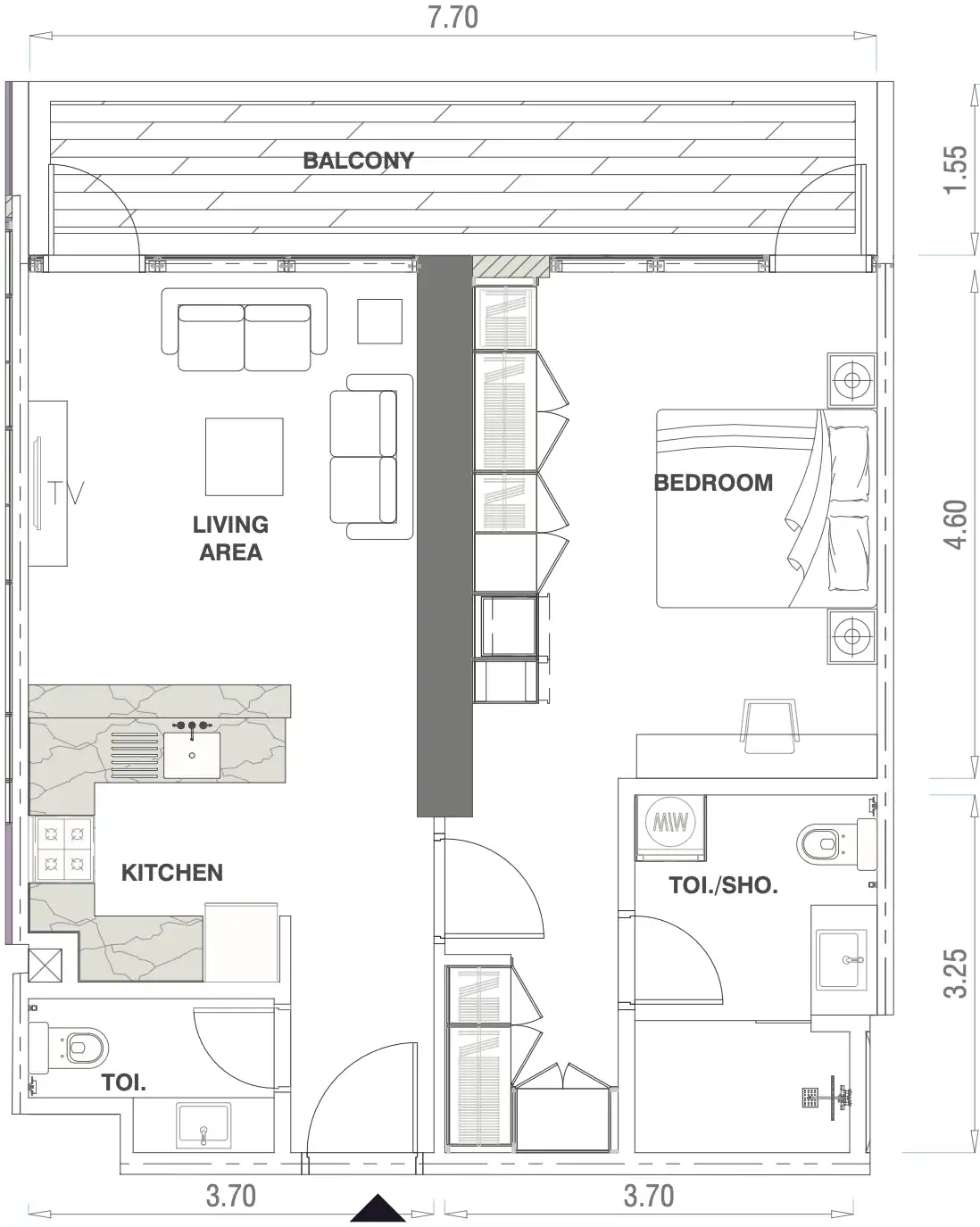 Floor Plans for MBL Signature JLT in Dubai