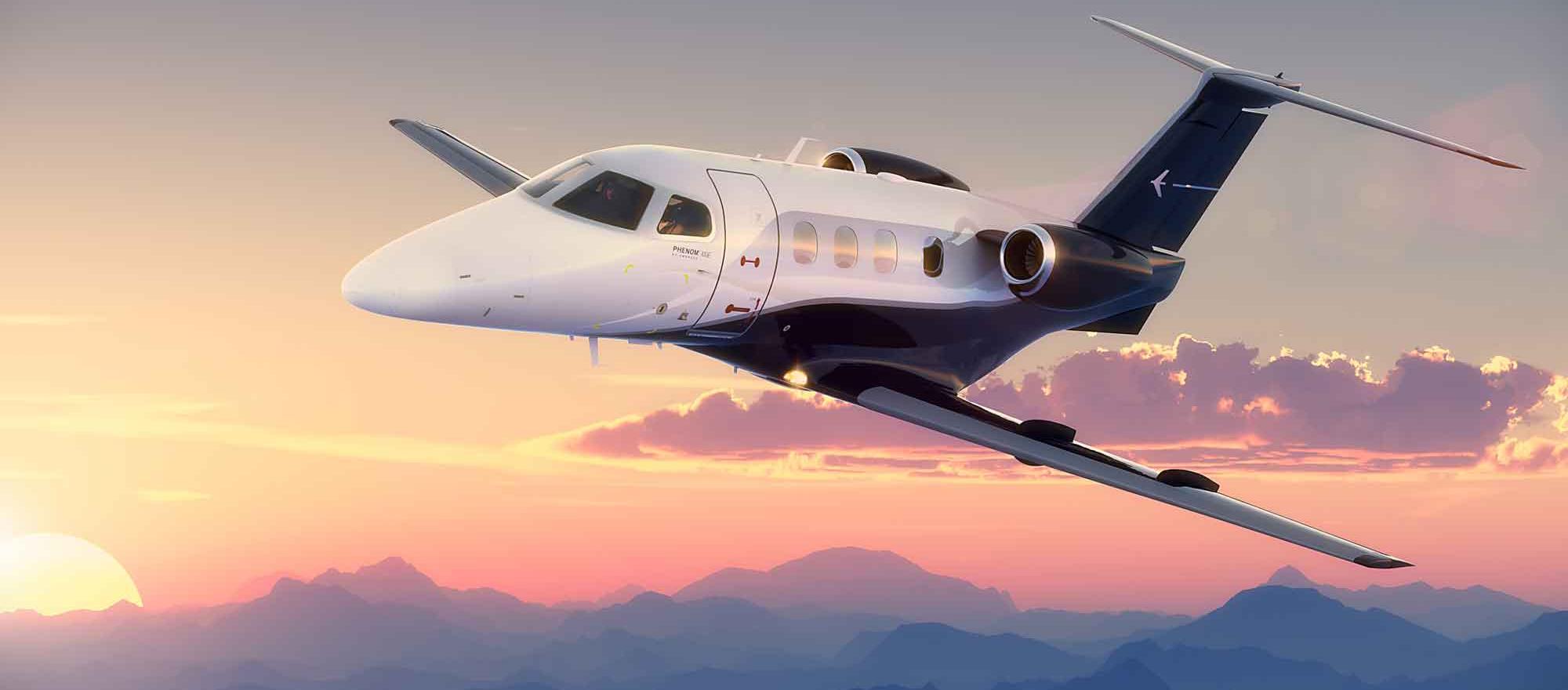 Book Private Air Charter on Phenom 100/Phenom 100E
