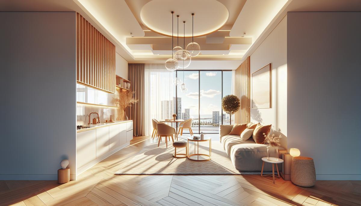 Секреты успешной аренды квартиры в Батуми Интерьер квартиры в Батуми с видом на город и море