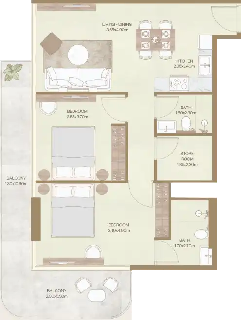 Планировка Nuve by Zoya