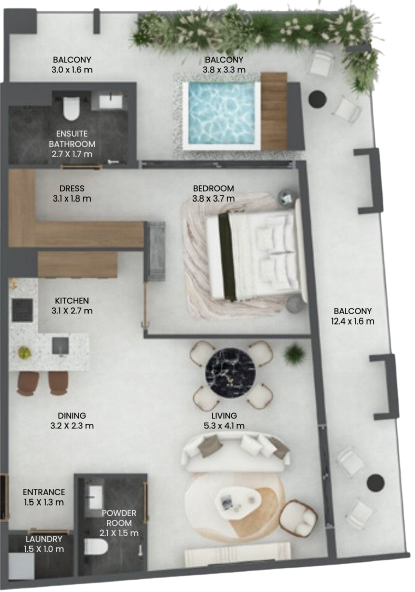 Floor Plans of Leos Cavendish Square JVT