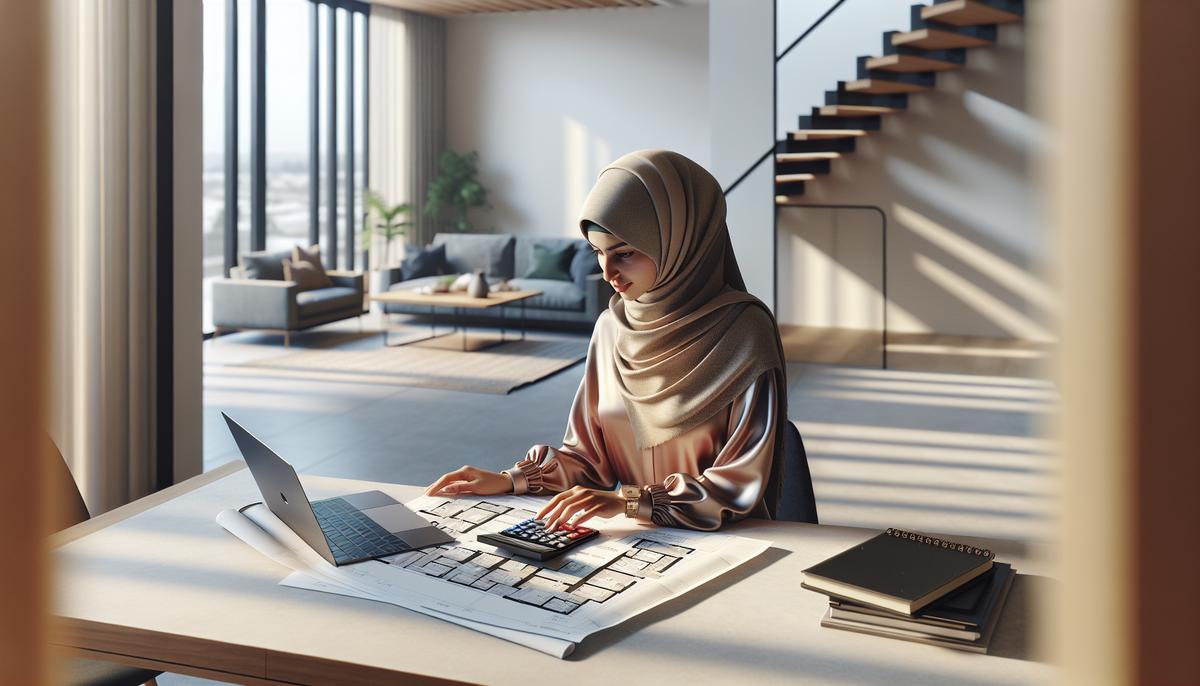 Калькулятор ипотеки: как считать платёж и переплату правильно Человек с калькулятором и планами жилья