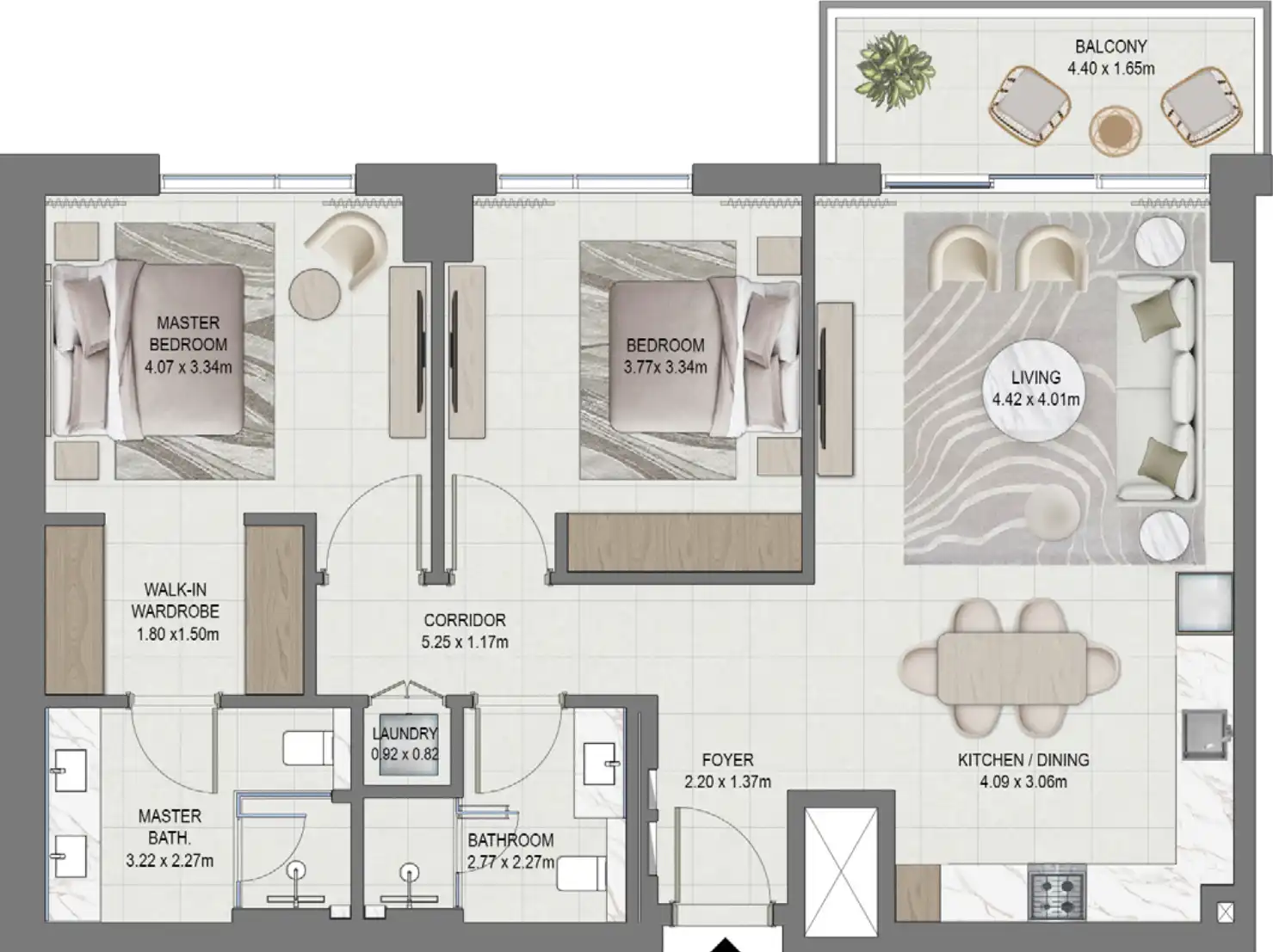 Floor Plans for Emaar South Golf Edge in Dubai