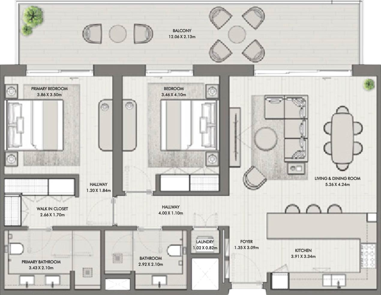 Floor Plans of Riwa at Madinat Jumeirah Living