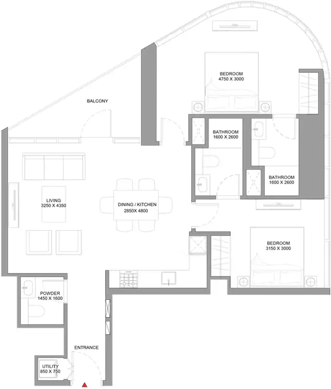 Floor Plans for Sobha Skyvue Spectra in Dubai