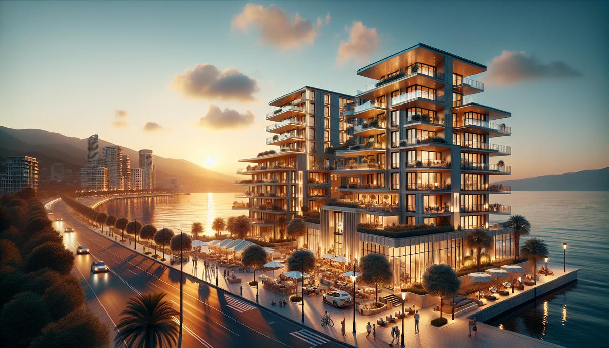 Инвестиции в жилые комплексы Батуми: плюсы и минусы Современный жилой комплекс у моря в Батуми