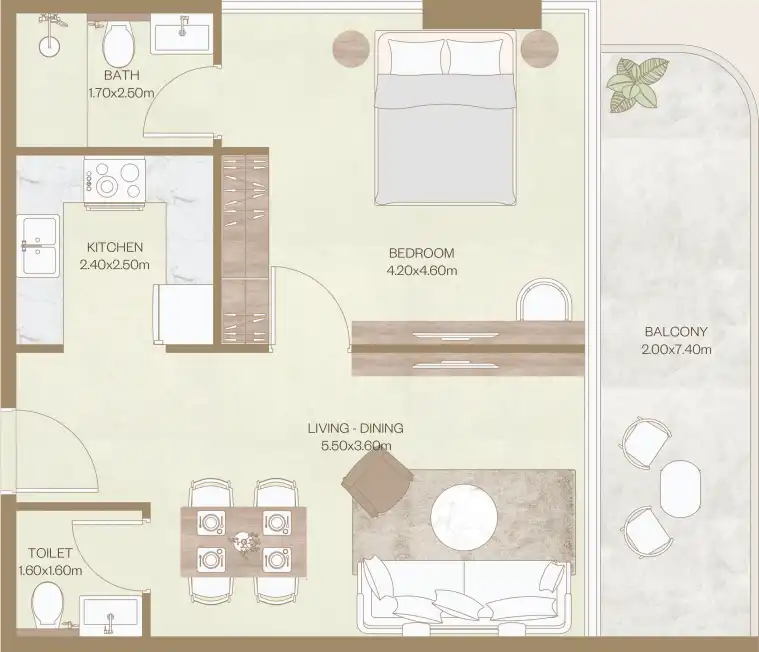 Планировка Nuve by Zoya