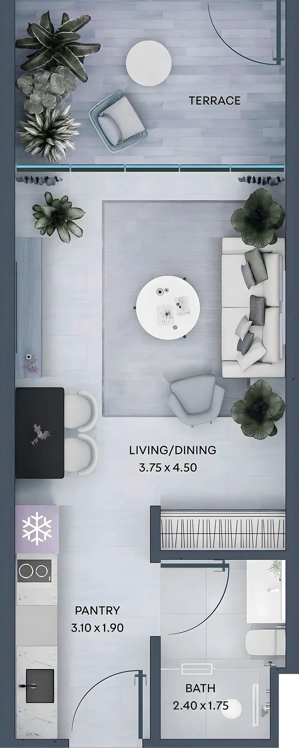 Floor Plans of Coventry Curve by GFS Developments