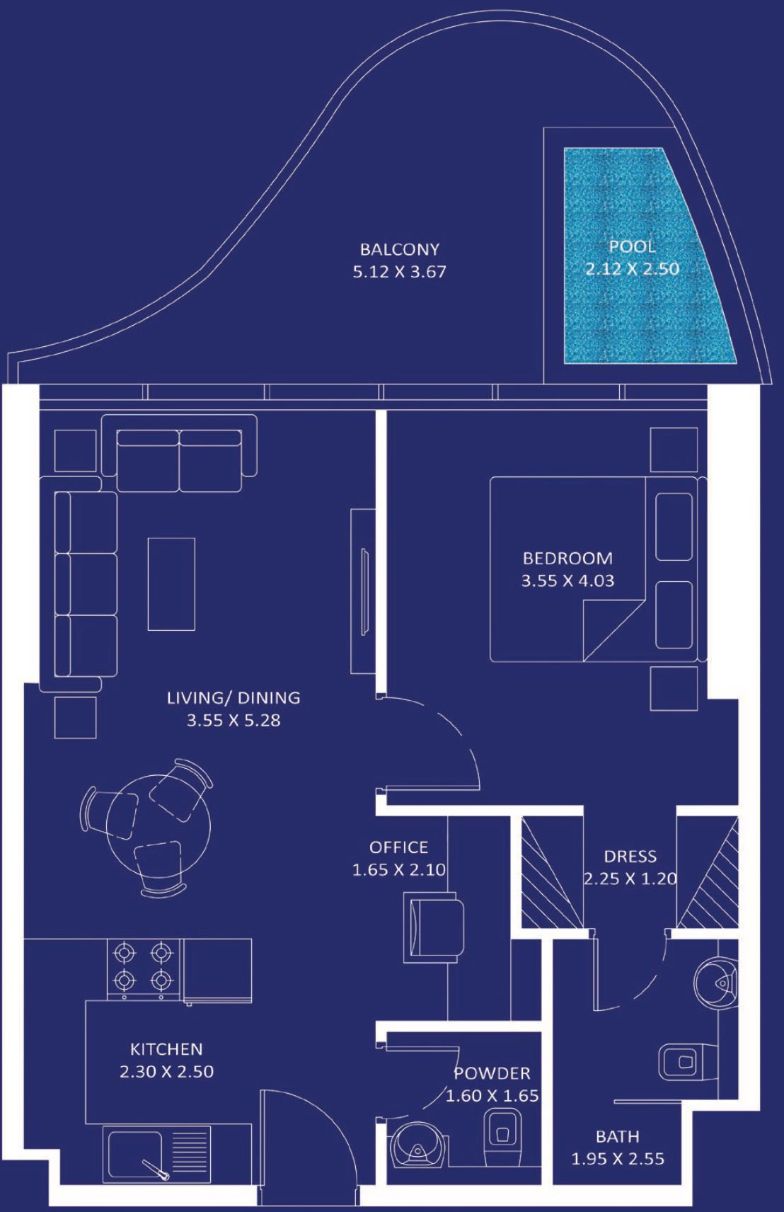 Floor Plans of Danube Oceanz 3