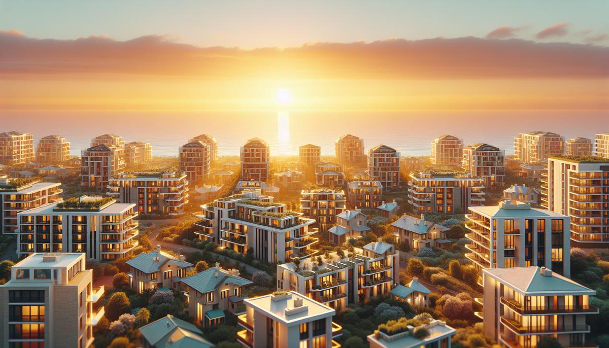 Какие районы Батуми наиболее выгодны для инвестиций Панорамный вид Батуми с современной набережной и жилыми домами