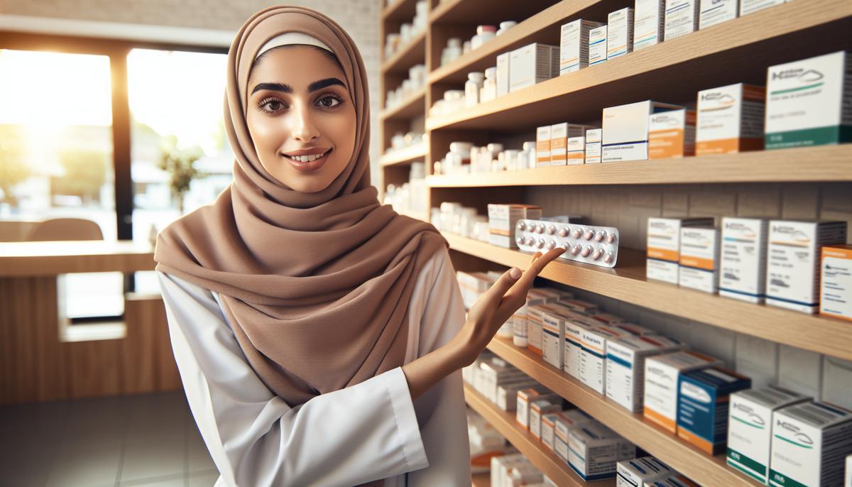 Аптеки и лекарства: как ориентироваться в аналогах Фармацевт показывает разные упаковки лекарств в аптеке