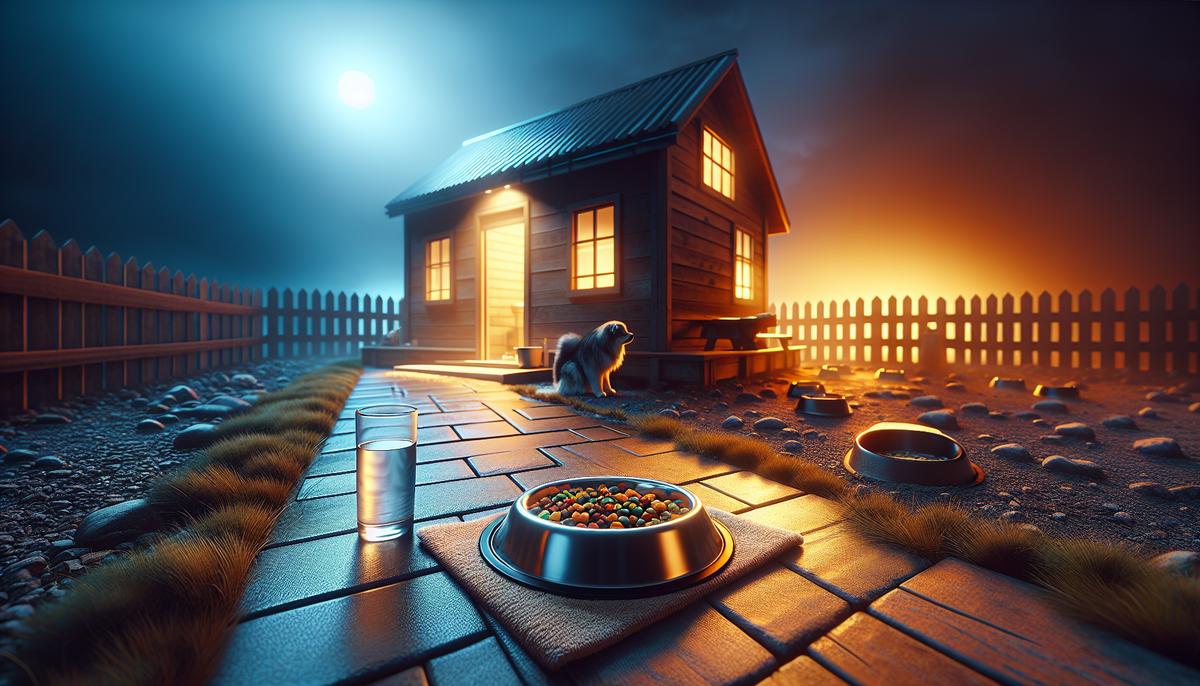 История волонтёра, который каждый вечер навещает уличных животных Волонтёр ставит миску с водой и кормом для уличной собаки вечером