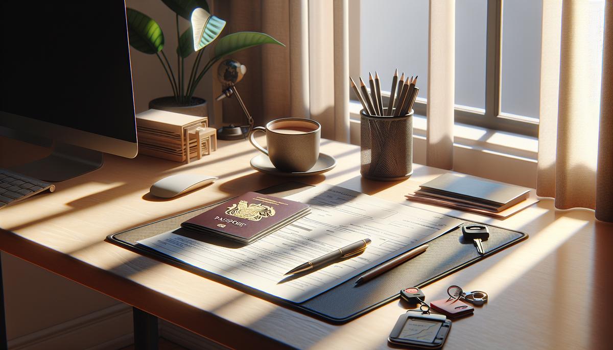 ВНЖ по работе/учёбе: что нужно подготовить заранее Документы и ключи на столе