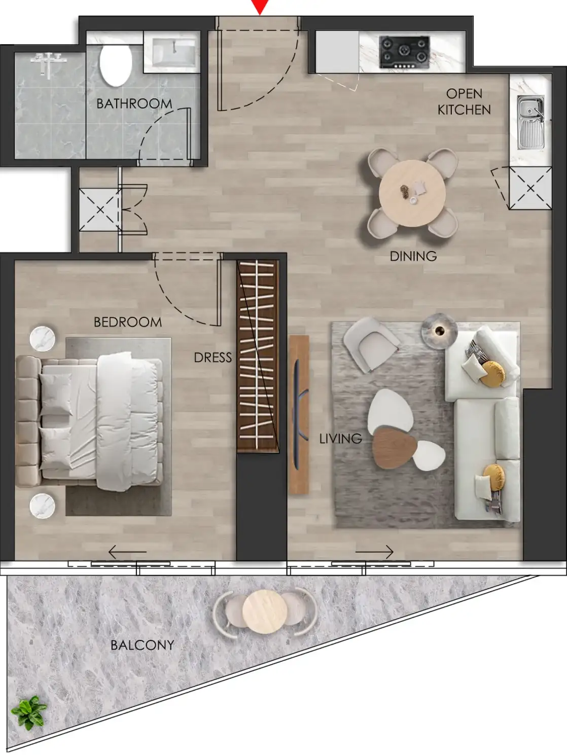 Floor Plans of The Beach Vista