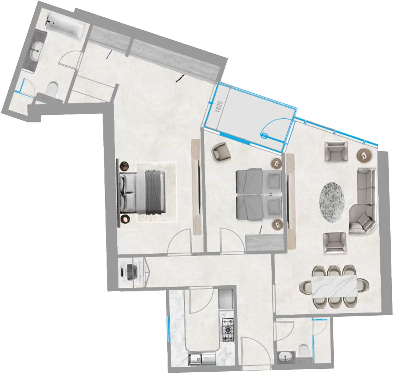 Планировка Orchid Towers