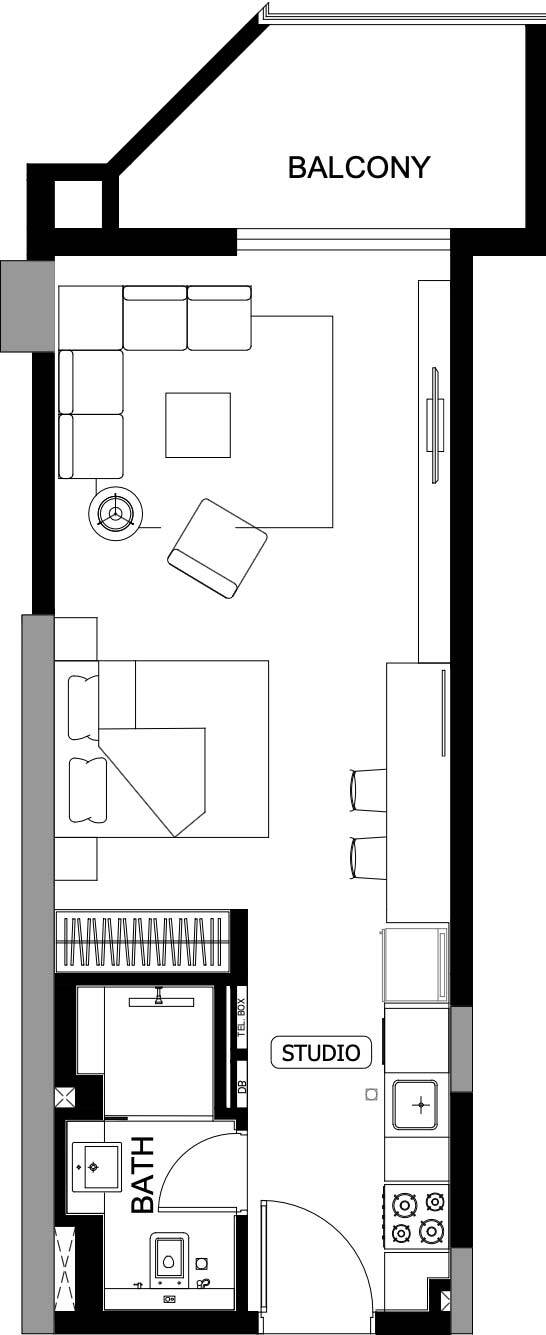 Floor Plans of Dusk by Binghatti