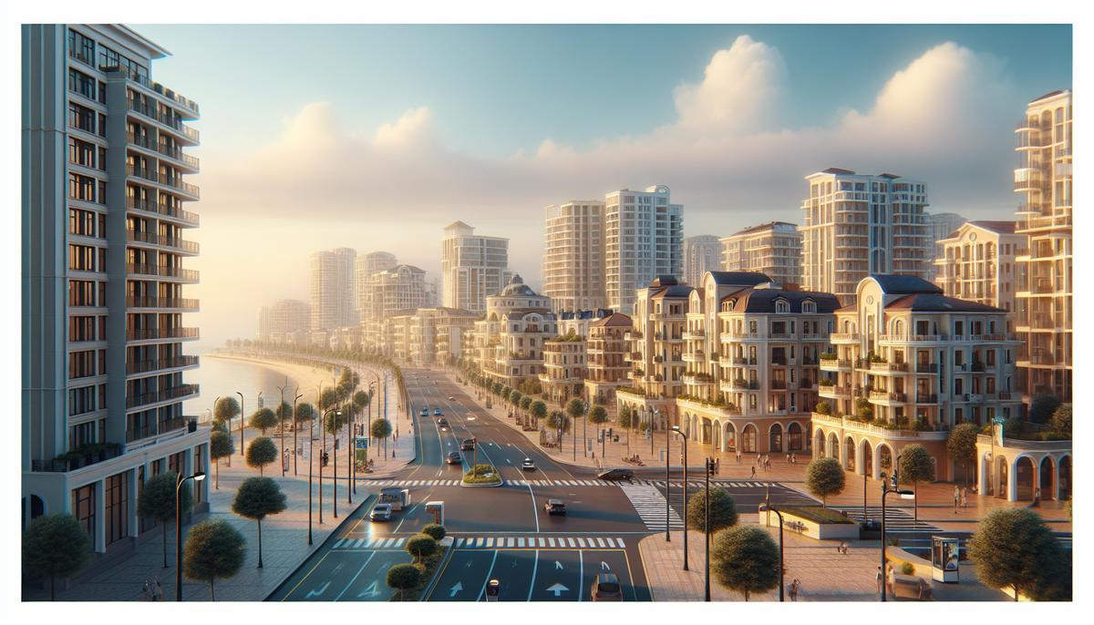 Лучшие районы Батуми для инвестиций в аренду Панорама Батуми и жилые дома у моря