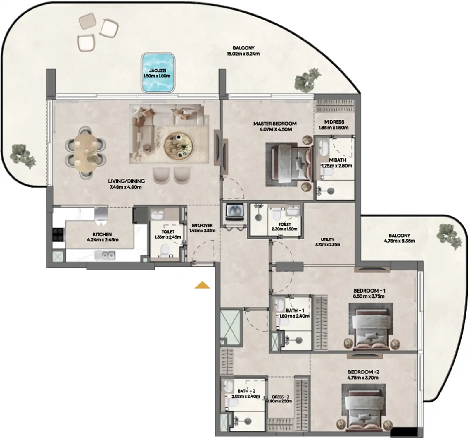Floor Plans of Hermina by Casagrand