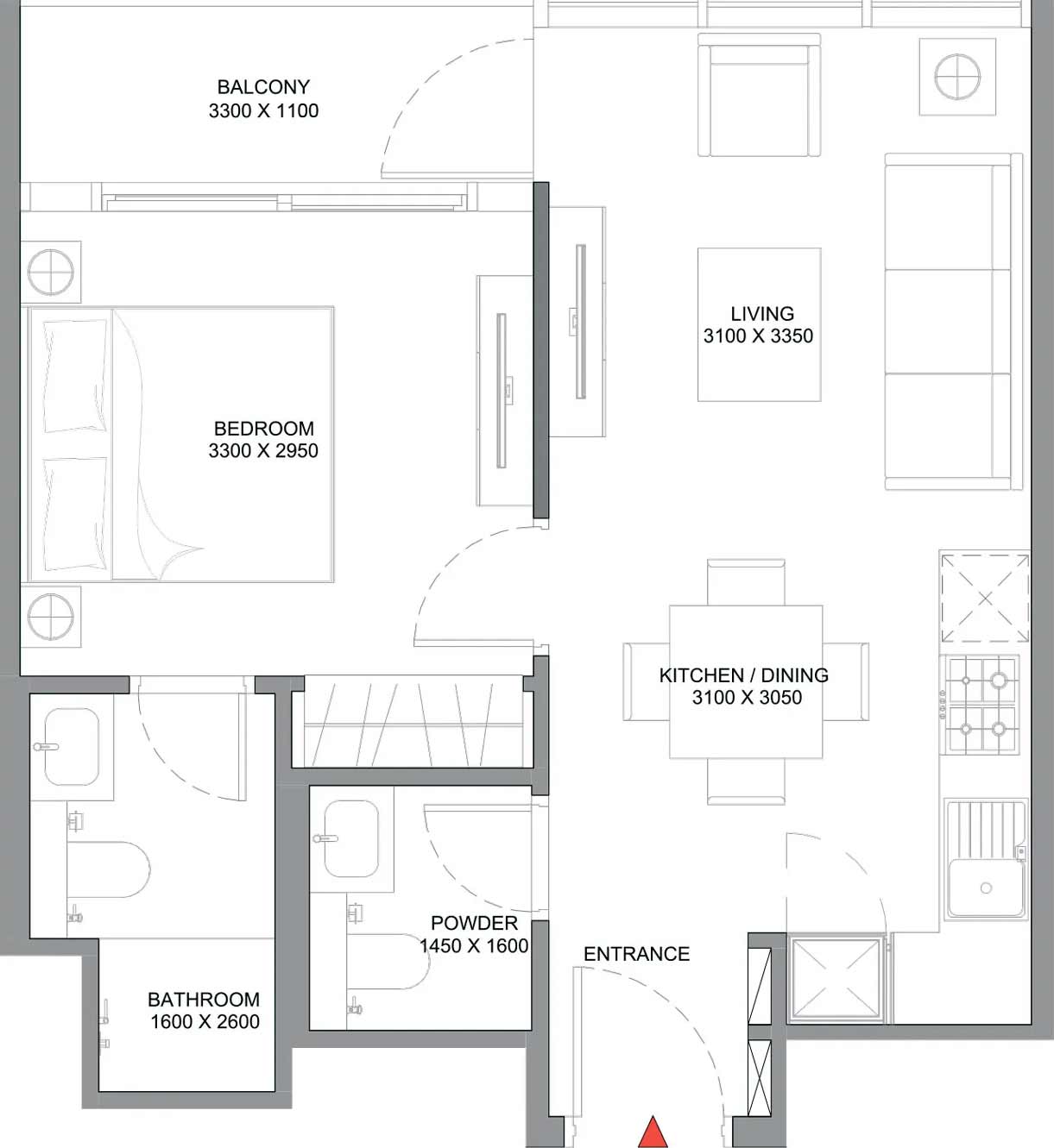 Floor Plans of Sobha Coraline Beach Residences