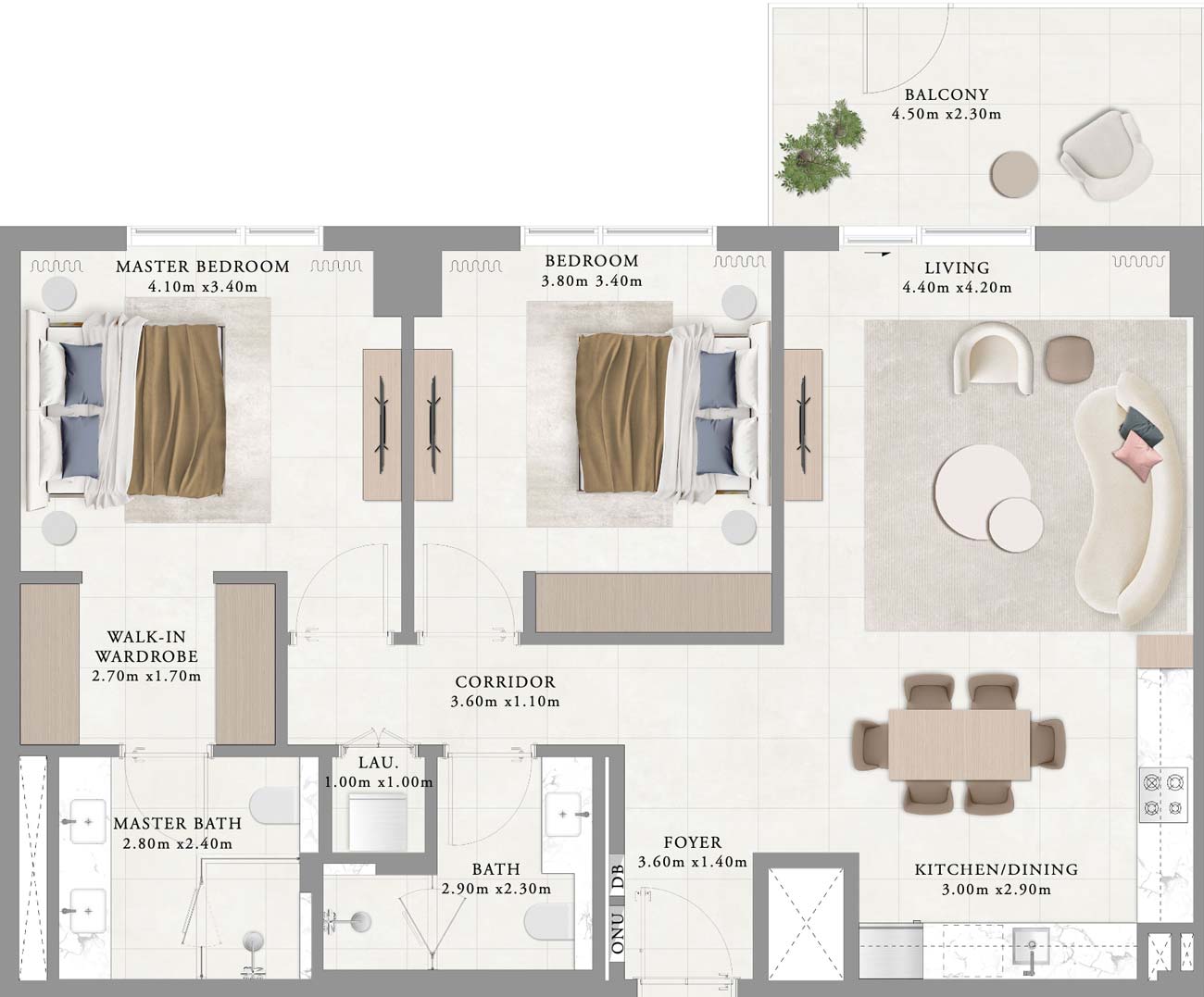 Floor Plans of Emaar Ocean Cove