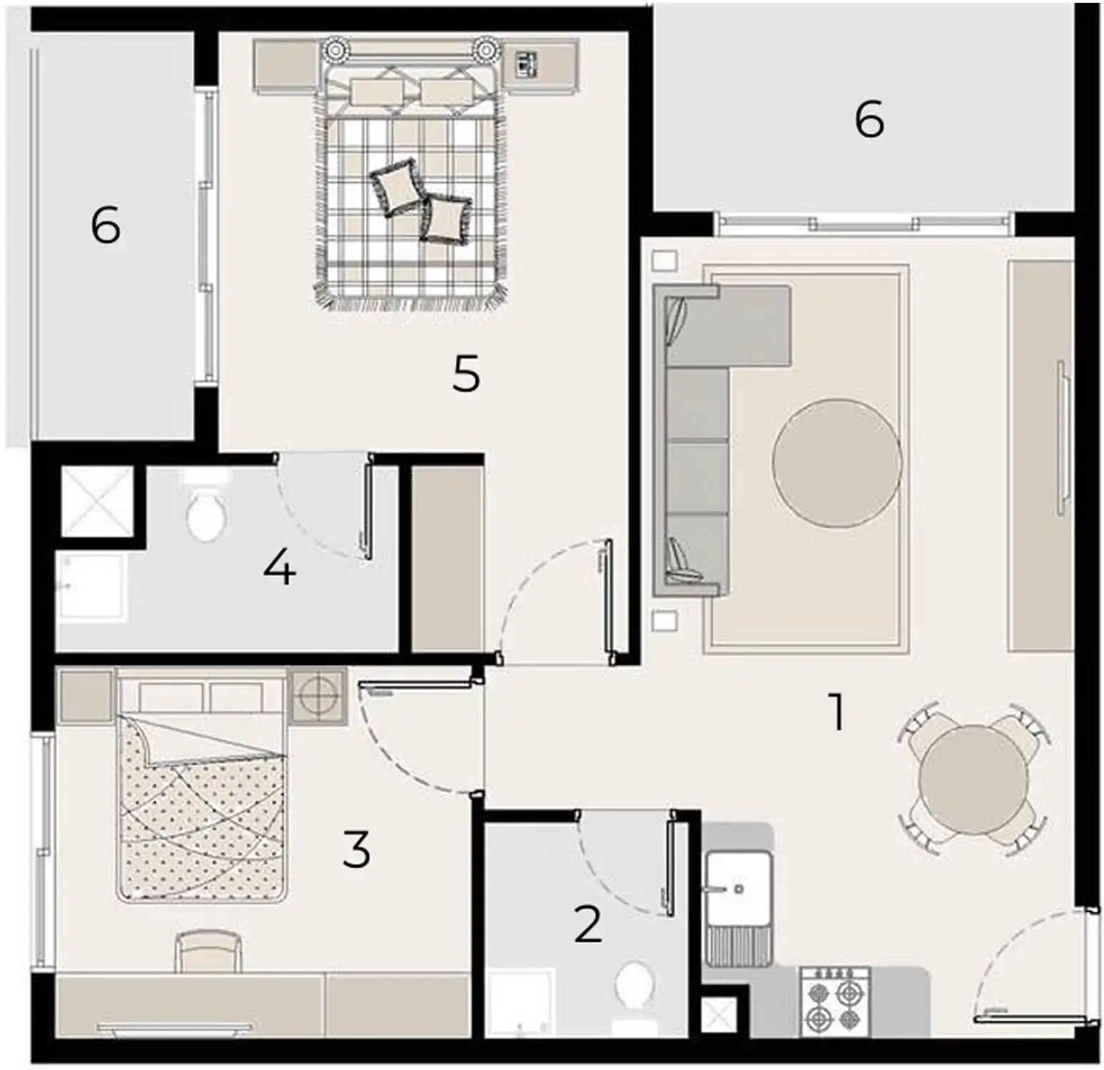 Планировка VOI Residence