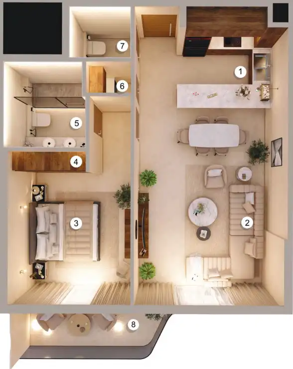 Floor Plans of Tivano