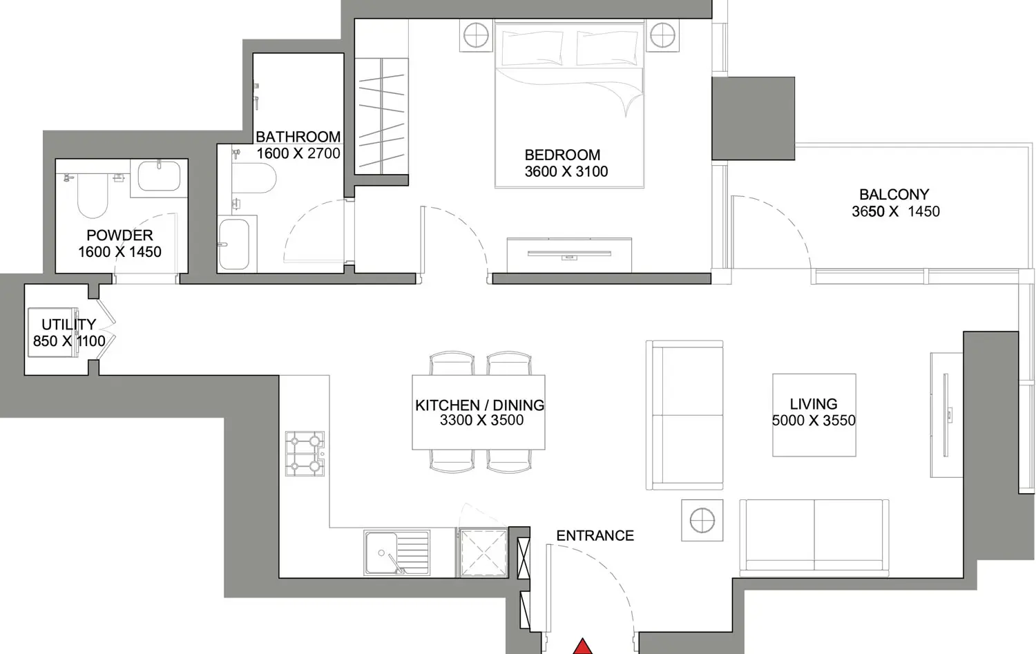 Floor Plans for Sobha Skyscape Altius in Dubai