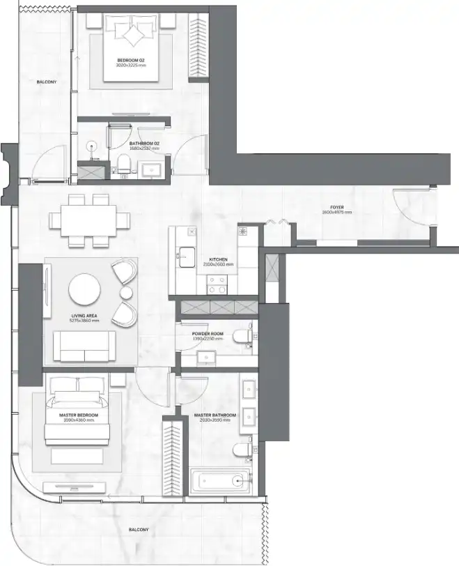 Floor Plans for Trump International Hotel & Tower Dubai in Dubai