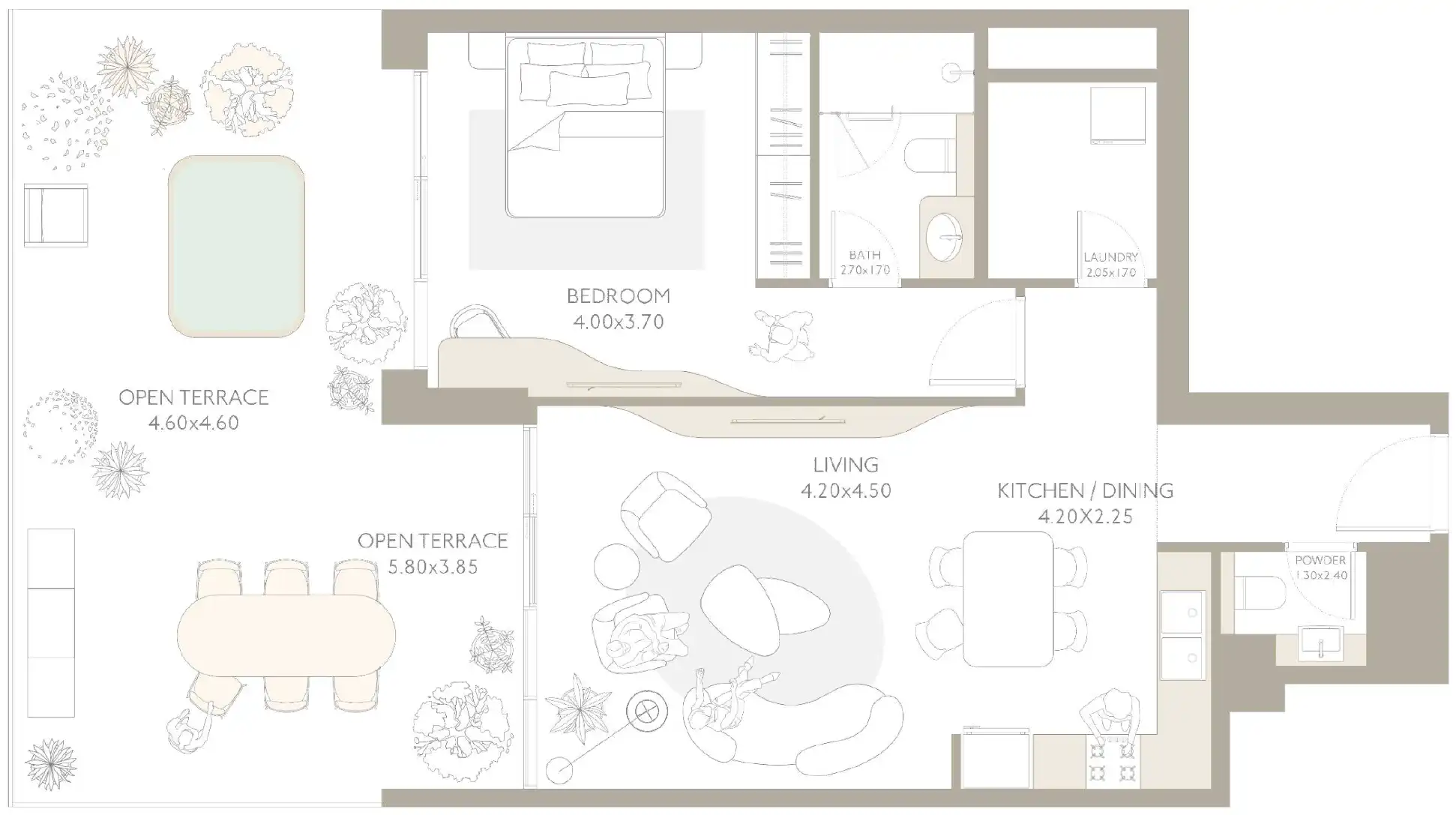 Floor Plans for Isla Private Residences in Dubai