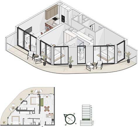 Floor Plans of EVERGR1N HOUSE by Object 1