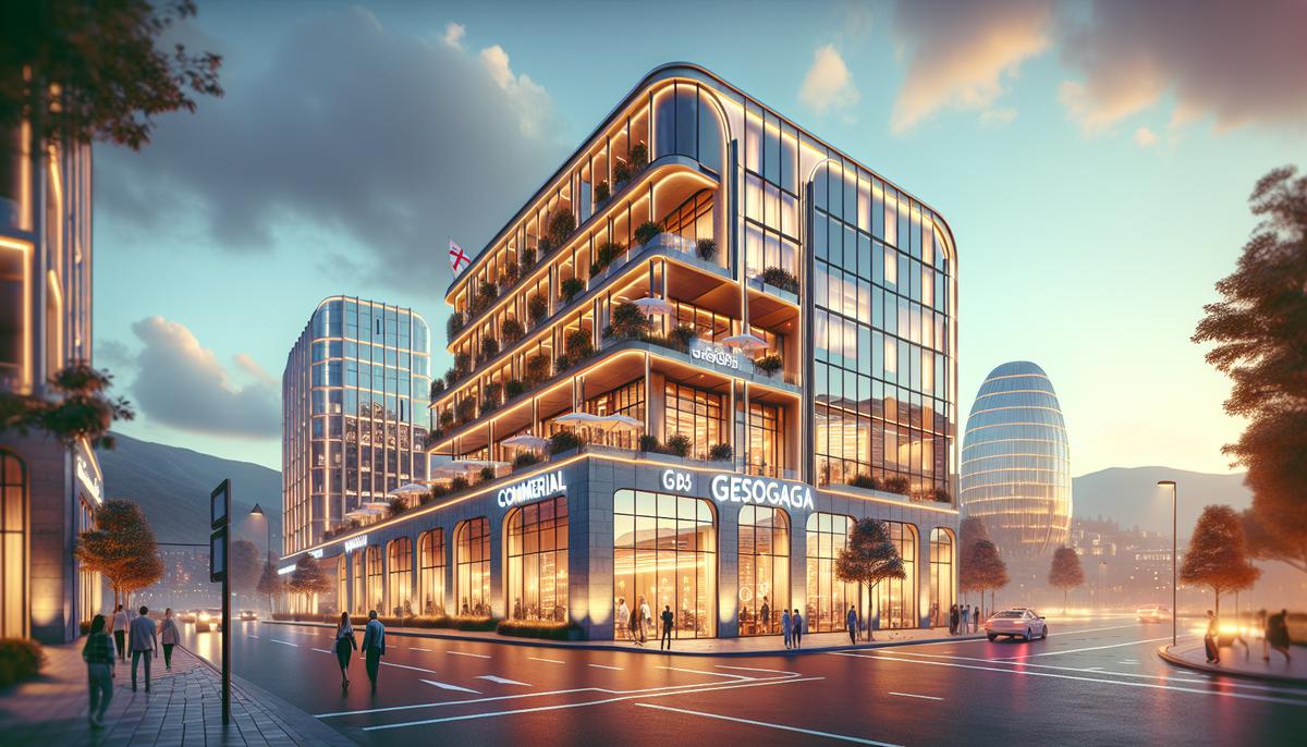 Инвестиции в коммерческую недвижимость Грузии BuyHome Коммерческая недвижимость в Батуми или Тбилиси на фоне городской застройки