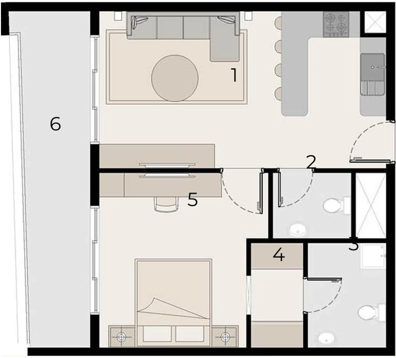 Планировка VOI Residence