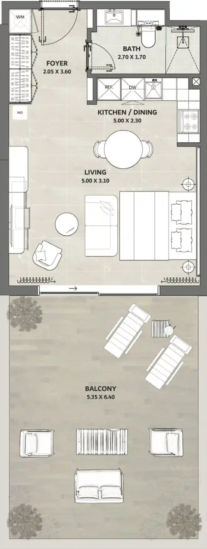 Floor Plans of Marwa Heights