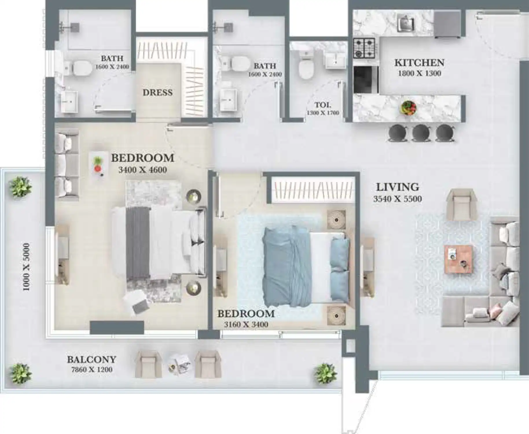 Планировка Aum 99 Residences