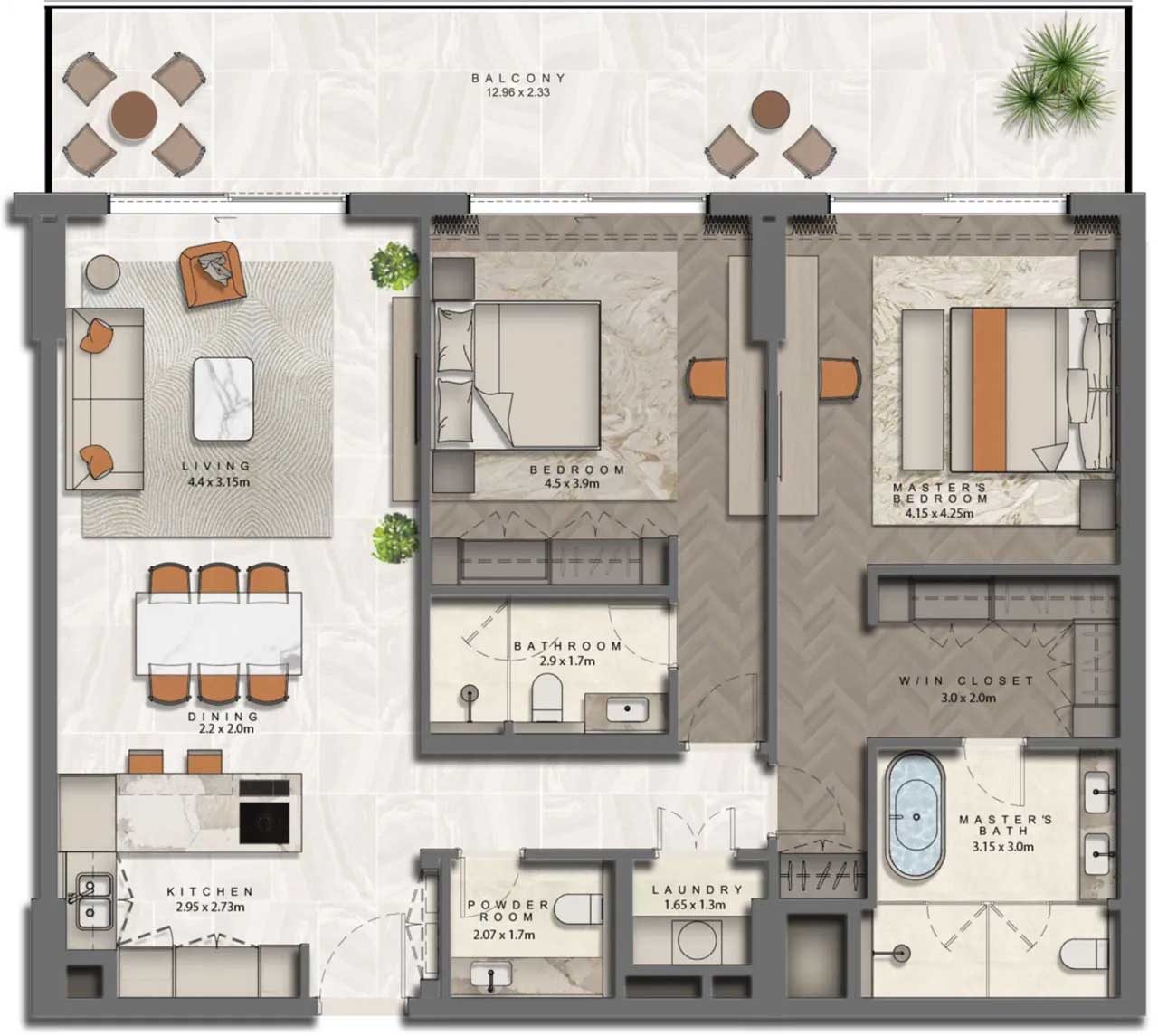 Floor Plans of Aldar The Arthouse