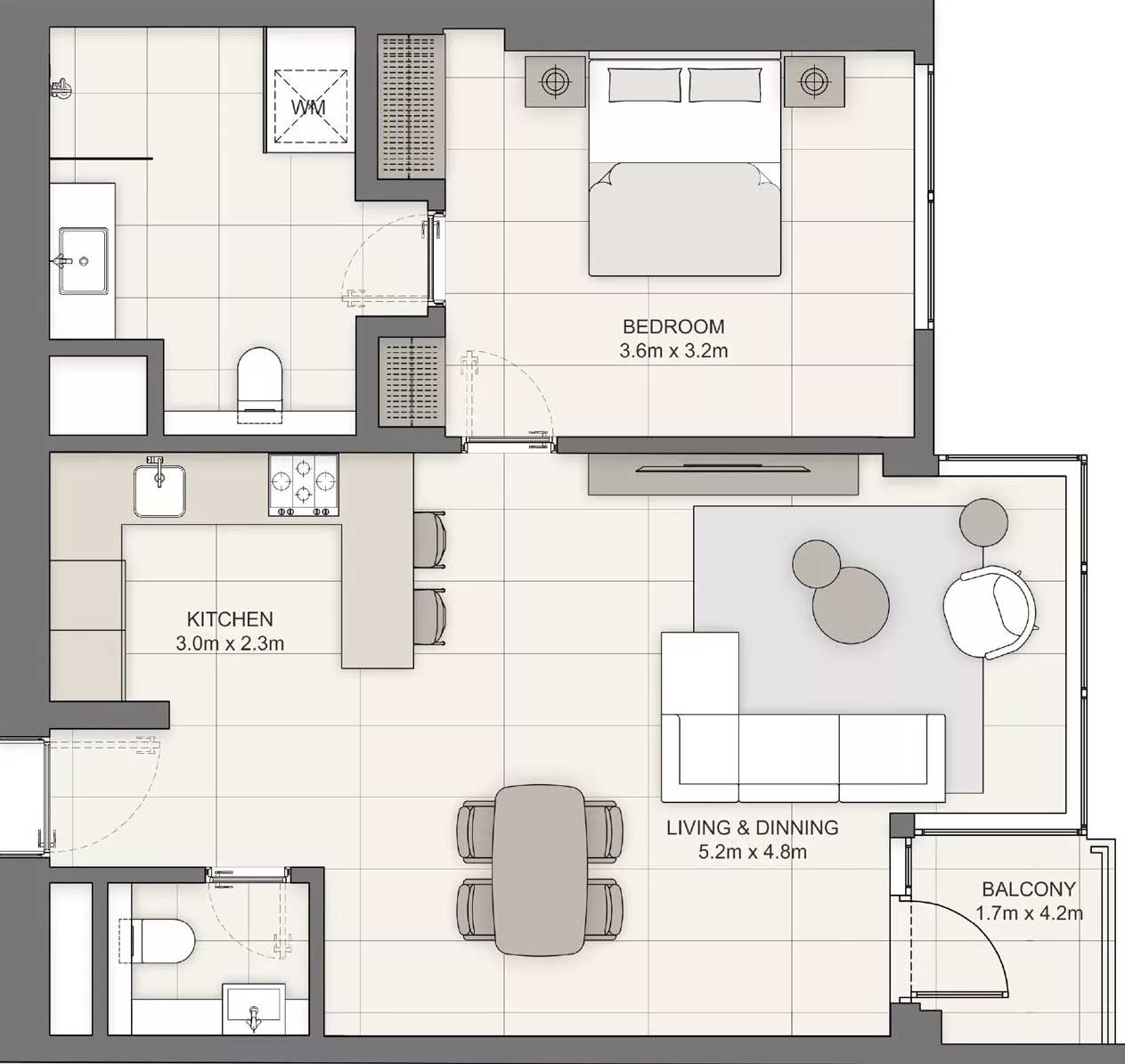 Floor Plans of LIV Waterside Dubai Marina