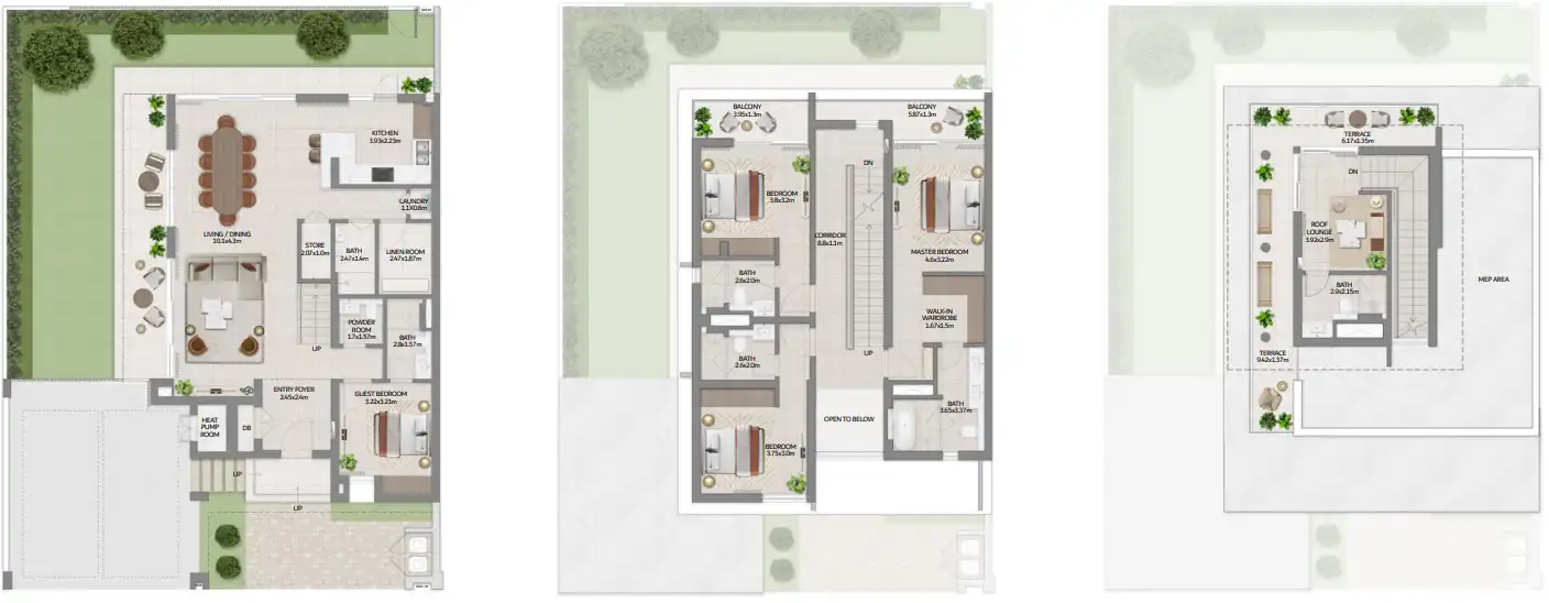 Floor Plans of Emaar Selvara Grand Polo Club & Resort