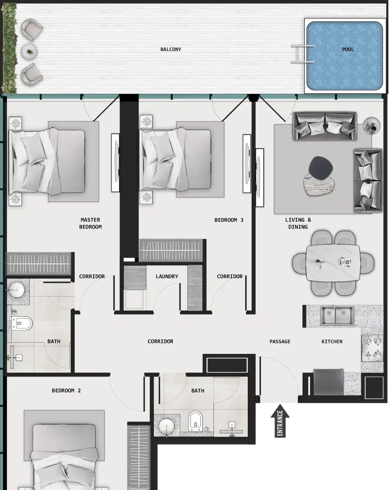 Floor Plans of Samana Barari Lagoons