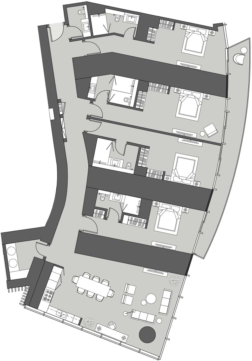 Floor Plans of Six Senses Residences Dubai Marina