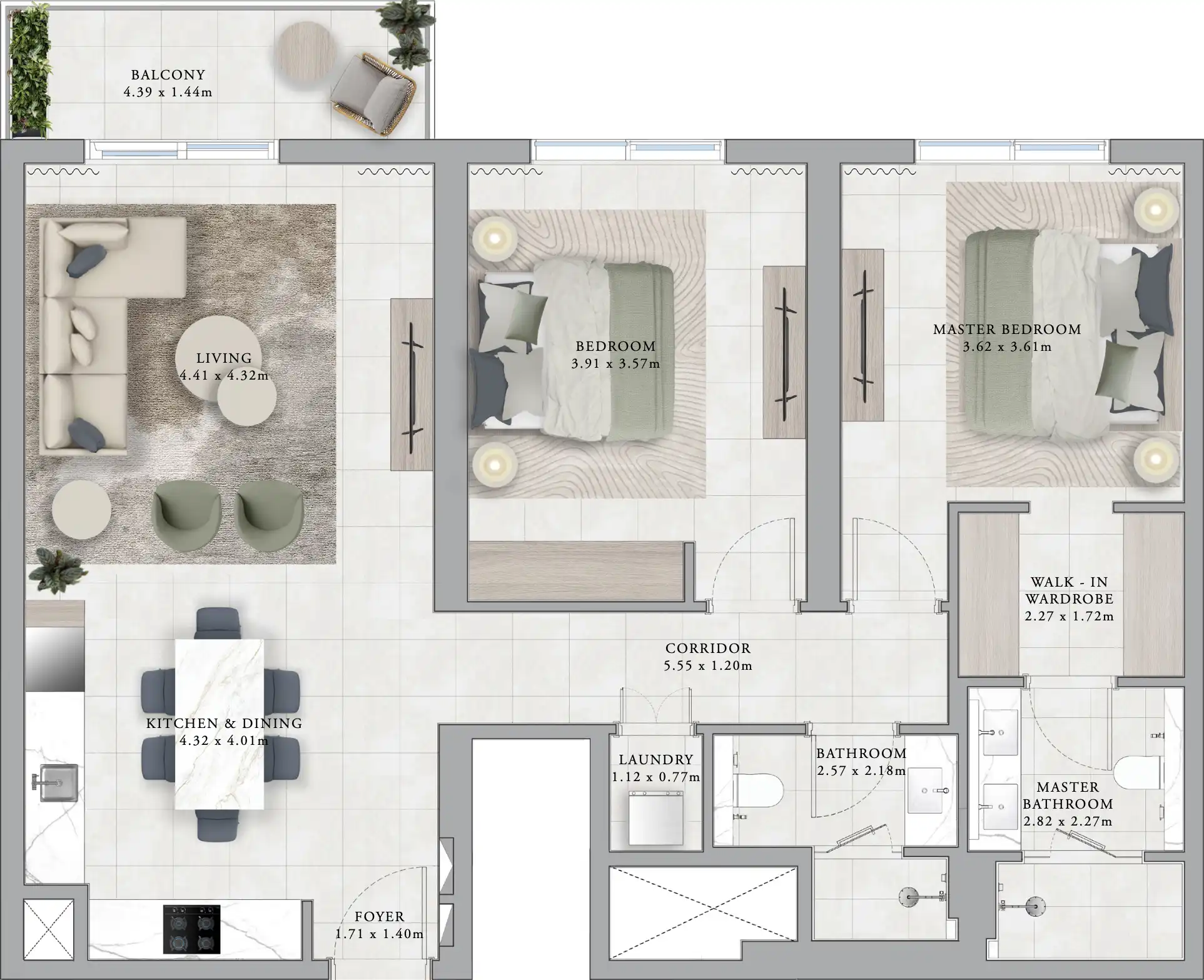 Floor Plans for Emaar Club Place in Dubai