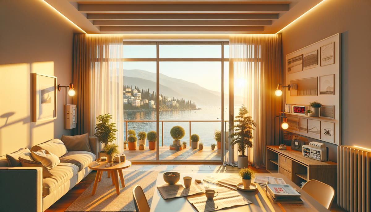 Сколько стоит коммуналка в Батуми: полное руководство с примерами расходов Вид на прибрежный район Батуми и окна городской квартиры