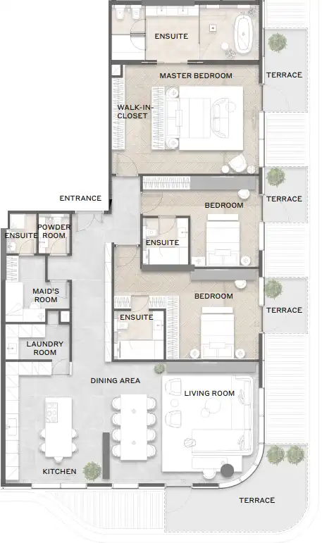 Floor Plans of Avida Residences