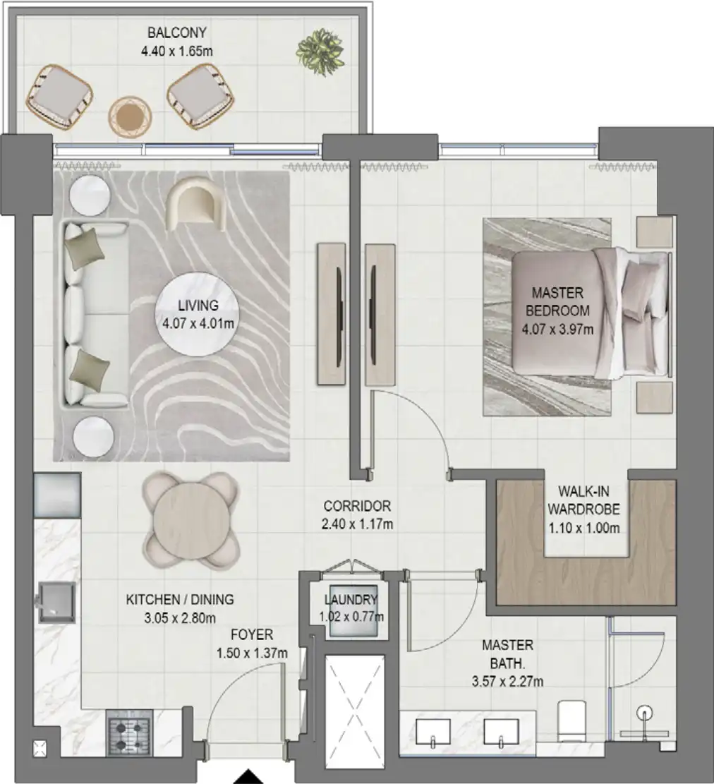 Floor Plans for Emaar South Golf Edge in Dubai