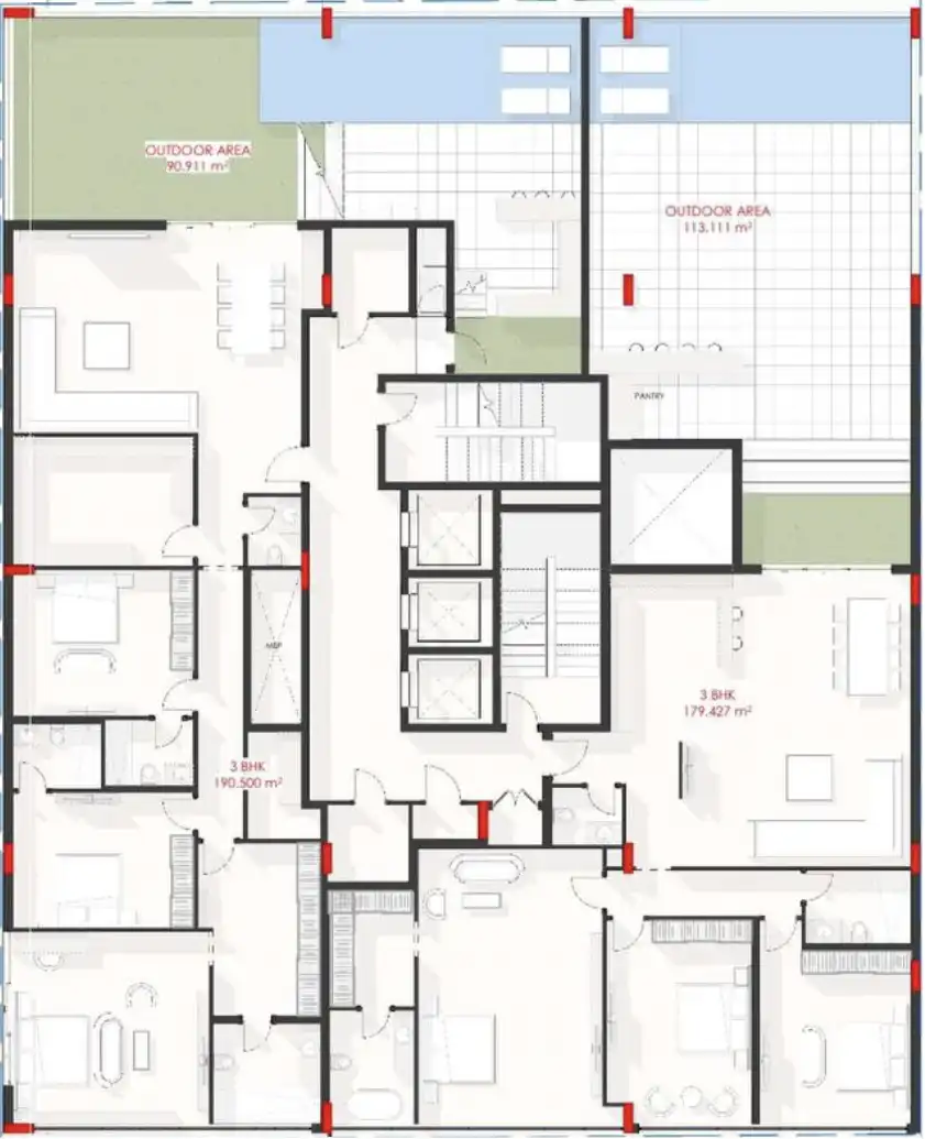 Floor Plans of Amazonia by Palladium