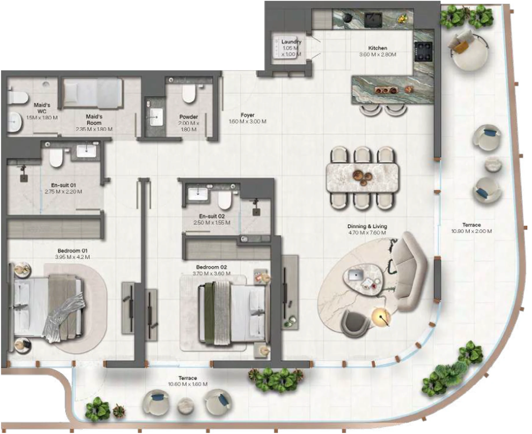 Планировка Hado by BEYOND