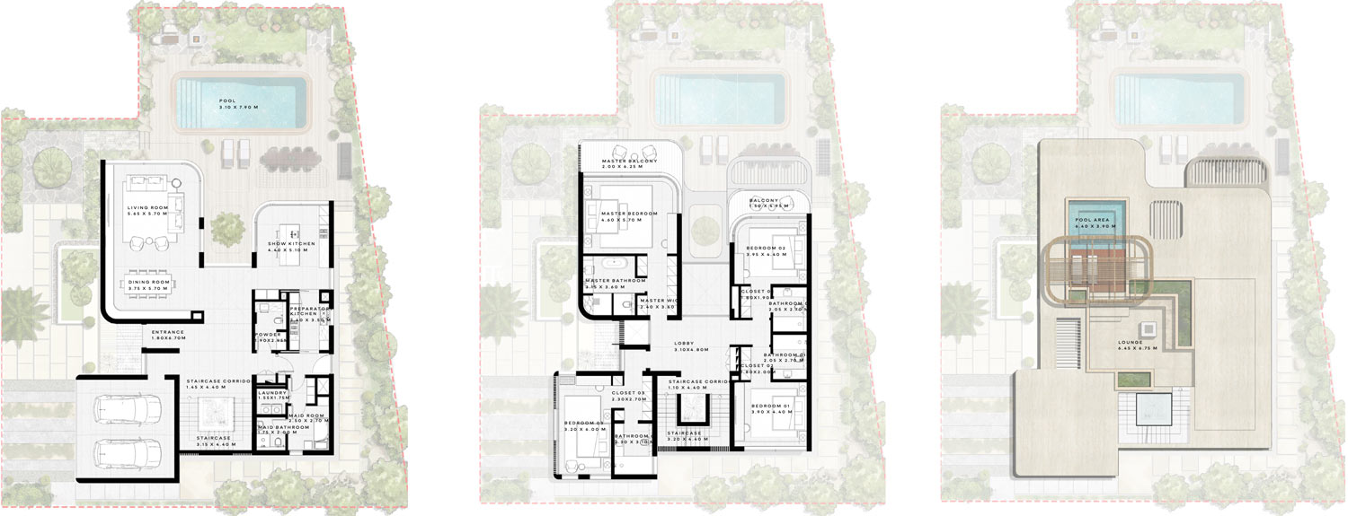 Floor Plans of RAK Properties NB Collection