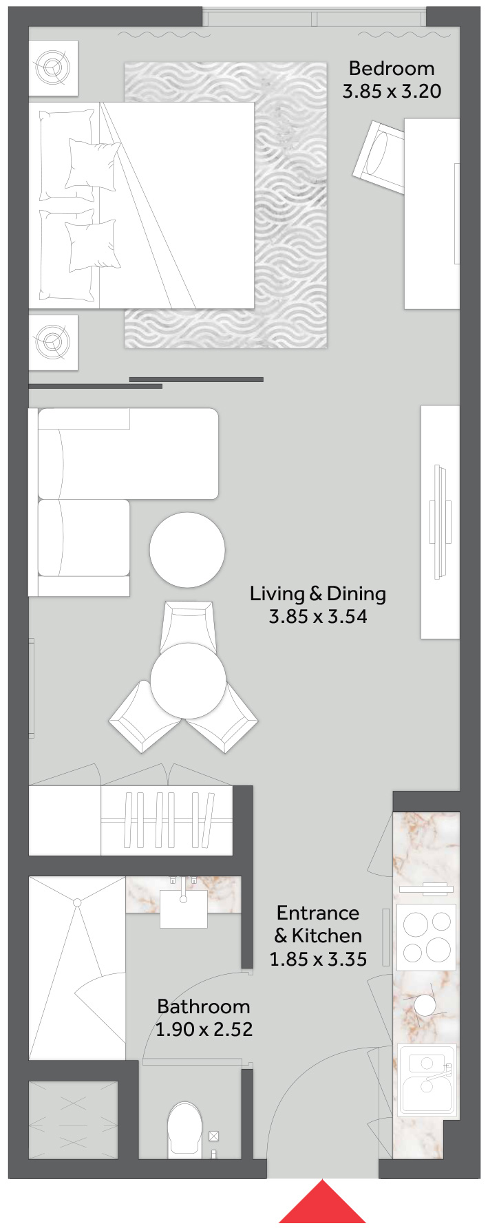 Floor Plans of Marriott Residences JVC