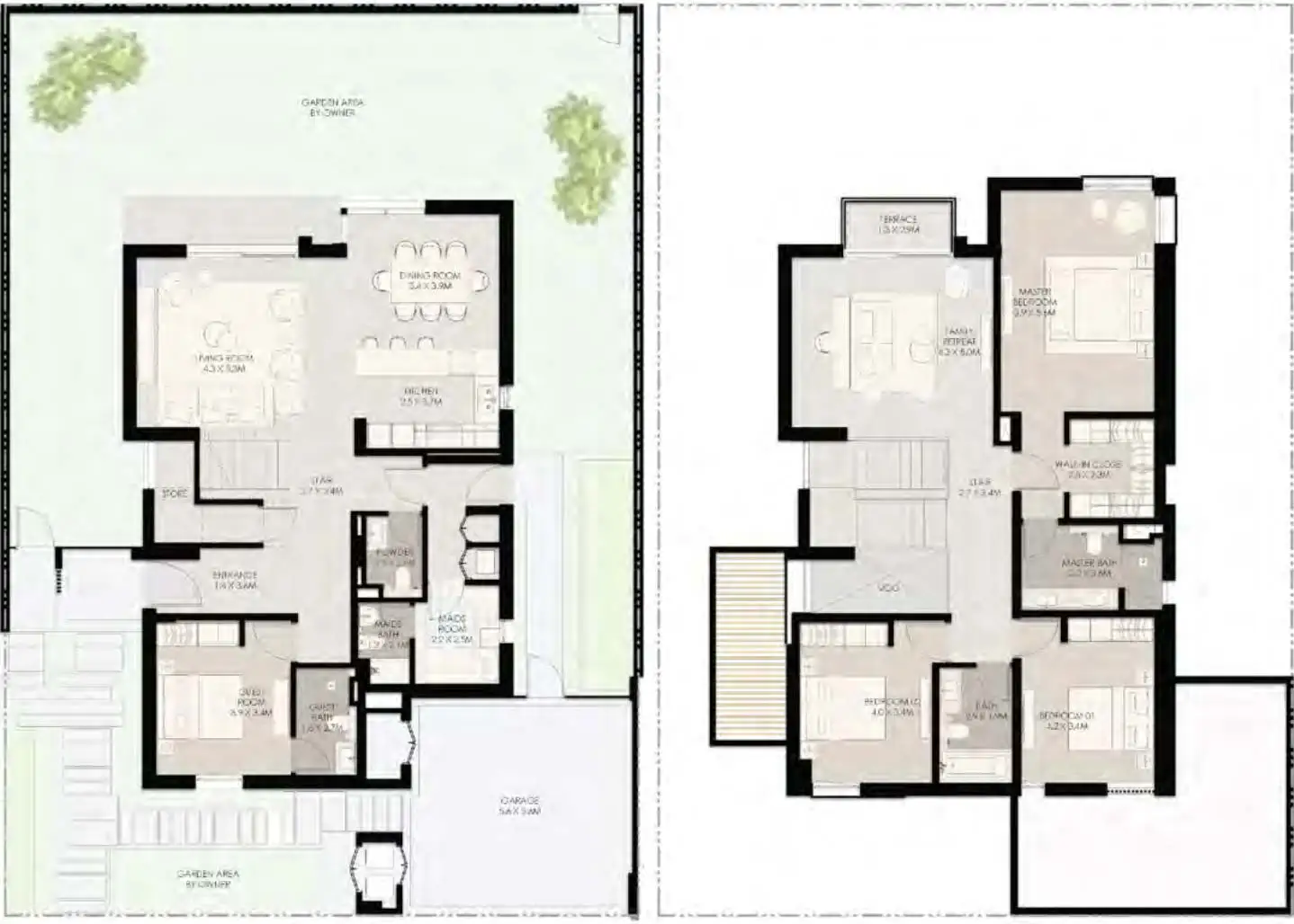 Floor Plans for Aldar Athlon in Dubai