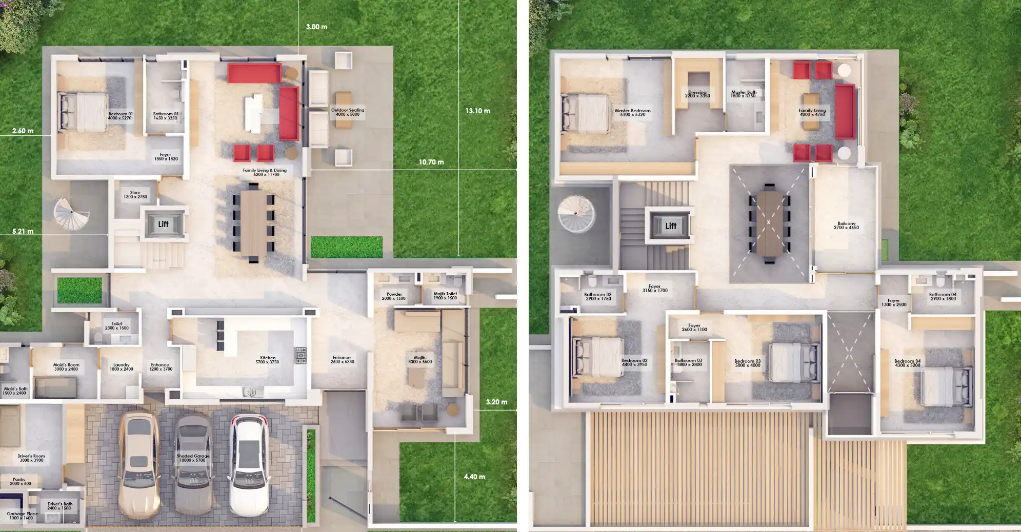 Floor Plans of Sharjah Garden City